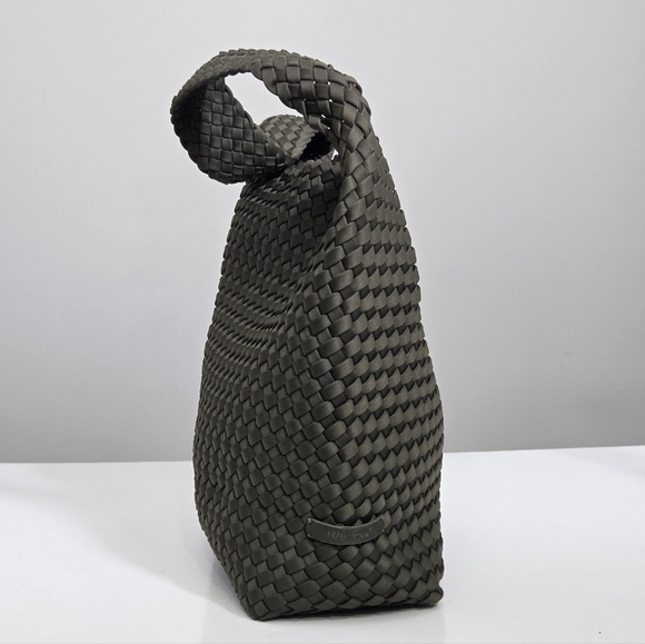 EXCELLENT NAGHEDI NOMAD MEDIUM HOBO - OLIVE GREEN - Picture 6 of 9